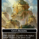 Food // City's Blessing Double-Sided Token [Secrets of Strixhaven Commander Tokens]