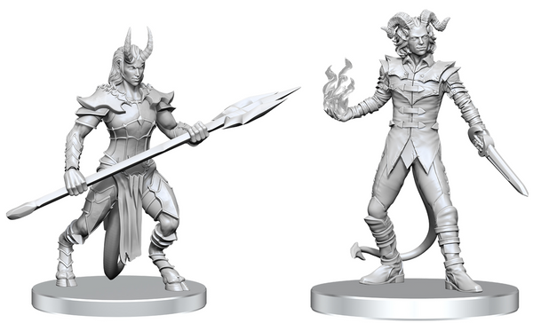 PF UNPAINTED MINIS WV27 VORDINE (INFANTRY DEVIL) & PITBORN ROGUE