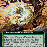 The Dragon-Kami Reborn // Dragon-Kami's Egg (Extended Art) [Kamigawa: Neon Dynasty]
