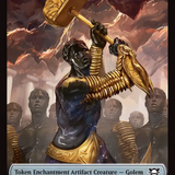 Insect // Golem (0013) Double-Sided Token [Edge of Eternities Commander Tokens]