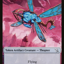 Thopter // Knight (10) Double-Sided Token [March of the Machine Tokens]