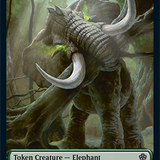 Elephant // Thopter Double-Sided Token [Starter Commander Decks]