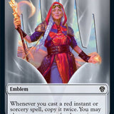 Soldier // Jaya, Fiery Negotiator Emblem Double-Sided Token [Dominaria United Tokens]