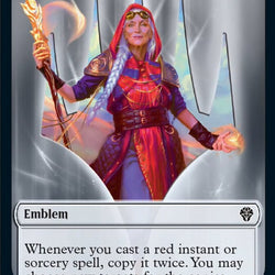 Soldier // Jaya, Fiery Negotiator Emblem Double-Sided Token [Dominaria United Tokens]