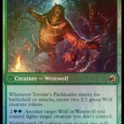 Tovolar's Huntmaster // Tovolar's Packleader [Innistrad: Midnight Hunt Prerelease Promos]