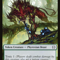 Phyrexian Goblin // Phyrexian Beast Double-Sided Token [Phyrexia: All Will Be One Tokens]