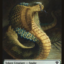 Beast (010) // Snake Double-Sided Token [Commander 2020 Tokens]
