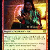 Birgi, God of Storytelling // Harnfel, Horn of Bounty [Kaldheim Prerelease Promos]