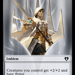 Elspeth, Sun's Champion Emblem // Copy (55) Double-Sided Token [Commander Masters Tokens]