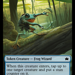Rabbit // Splash Lasher Double-Sided Token [Bloomburrow Tokens]