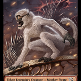 First Mate Ragavan // Thopter Double-Sided Token [March of the Machine Tokens]