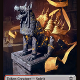 Inkling (0007) // Spirit (0011) Double-Sided Token [Secrets of Strixhaven Tokens]