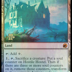 Hostile Hostel // Creeping Inn [Innistrad: Midnight Hunt Prerelease Promos]