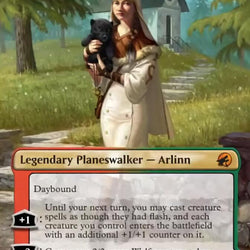 Arlinn, the Pack's Hope // Arlinn, the Moon's Fury (Borderless) [Innistrad: Midnight Hunt]