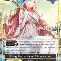Athenia, the Wind Master // Frigg, the Goddess of Abundance (3-073/J) [The Shaft of Light of Valhalla]