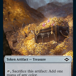 Beast // Treasure (20) Double-Sided Token [Modern Horizons 2 Tokens]