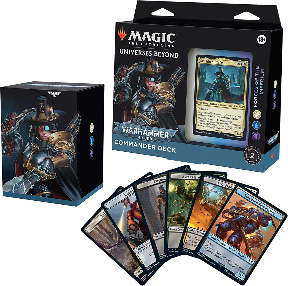 MTG Universes Beyond: Warhammer 40K Commander Forces of the Imperium