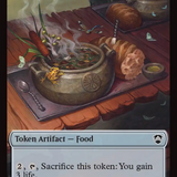 Elemental (0020) // Food Double-Sided Token [Secrets of Strixhaven Commander Tokens]