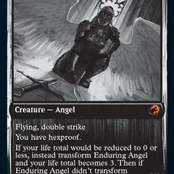Enduring Angel // Angelic Enforcer [Innistrad: Double Feature]