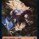Ogre // Zombie Double-Sided Token [Starter Commander Decks]