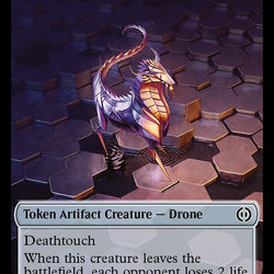 Phyrexian Mite (011) // Drone Double-Sided Token [Phyrexia: All Will Be One Tokens]