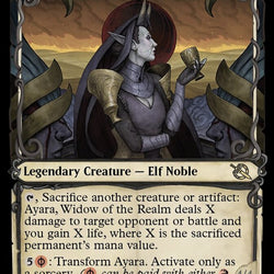 Ayara, Widow of the Realm // Ayara, Furnace Queen (Showcase Planar Booster Fun) [March of the Machine]