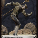 Moogle // Zombie Double-Sided Token [FINAL FANTASY Commander Tokens]
