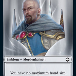 Dog Illusion // Mordenkainen Emblem Double-Sided Token [Dungeons & Dragons: Adventures in the Forgotten Realms Tokens]