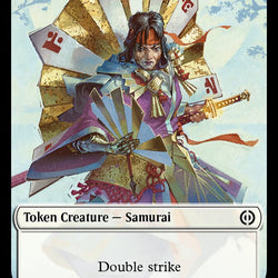 Rebel // Samurai Double-Sided Token [Phyrexia: All Will Be One Tokens]