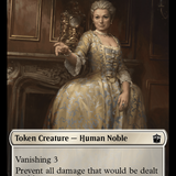 Human Noble // Alien Salamander Double-Sided Token [Doctor Who Tokens]