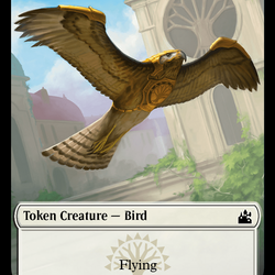 Bird // Sphinx Double-Sided Token [Ravnica Remastered Tokens]