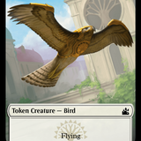 Bird // Soldier Double-Sided Token [Ravnica Remastered Tokens]