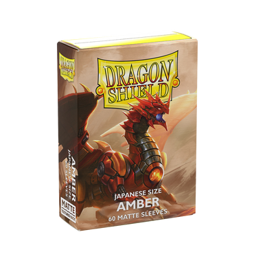 DRAGON SHIELD SLEEVES MATTE JAPANESE AMBER 60CT