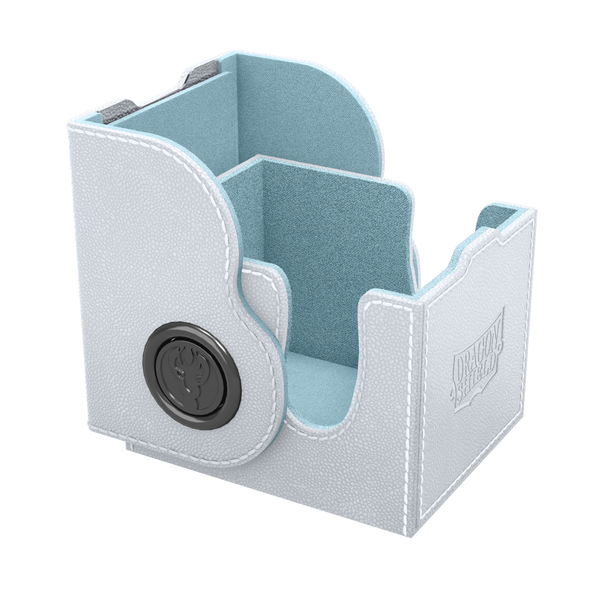 DRAGON SHIELD DRAGON BOX 100+ WHITE & AQUA