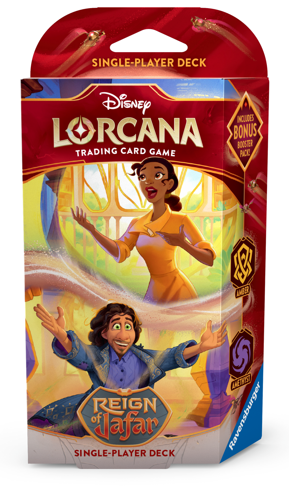 DISNEY LORCANA SET 8 REIGN OF JAFAR STARTER DECK - AMBER & AMETHYST