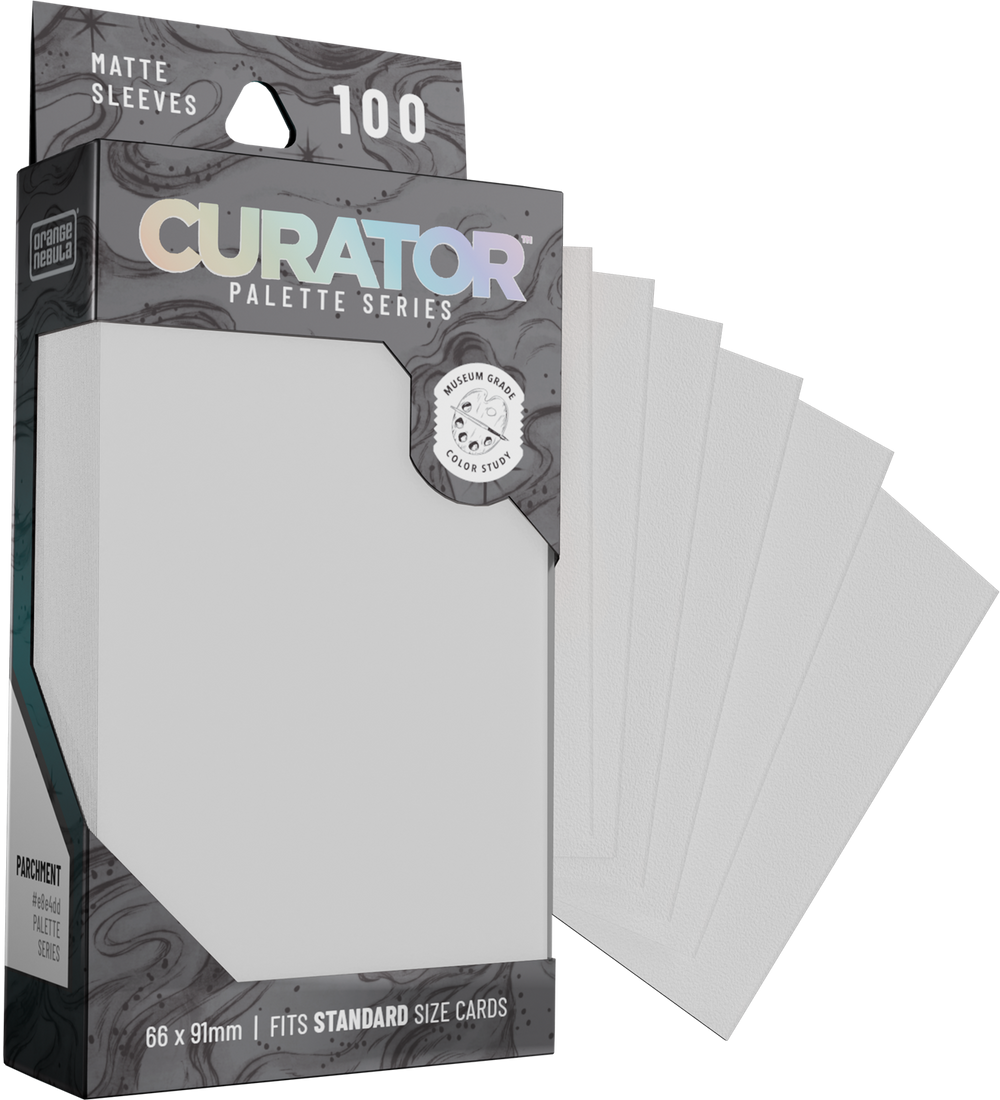 CURATOR SLEEVES PALETTE SERIES: PARCHMENT 100CT