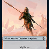Golem (027) // Thopter Double-Sided Token [Commander 2021 Tokens]