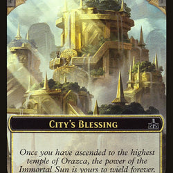 City's Blessing // Elemental Double-Sided Token [Friday Night Magic 2018]