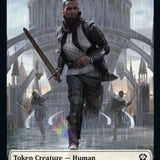 Human // Snake Double-Sided Token [Dominaria United Commander Tokens]