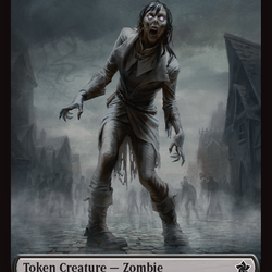 Rat (0014) // Zombie Double-Sided Token [Foundations Tokens]