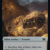 Faerie Rogue // Treasure Double-Sided Token [Double Masters 2022 Tokens]