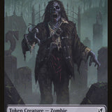 Zombie (010) // Zombie (011) Double-Sided Token [Commander 2019 Tokens]