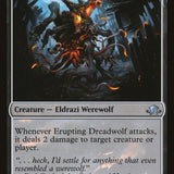 Smoldering Werewolf // Erupting Dreadwolf [Eldritch Moon]