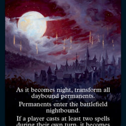 Day // Night Double-Sided Token [Innistrad: Midnight Hunt Tokens]