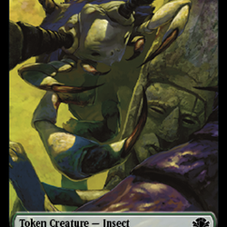 Insect // Squirrel Double-Sided Token [Dominaria Remastered Tokens]