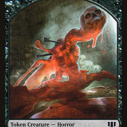 Horror // Zombie (016/036) Double-Sided Token [Commander 2014 Tokens]