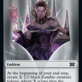 Liliana, the Last Hope Emblem // Spirit (002) Double-Sided Token [Double Masters 2022 Tokens]