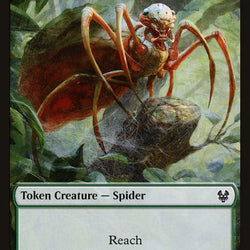 Human Soldier // Spider Double-Sided Token [Theros Beyond Death Tokens]