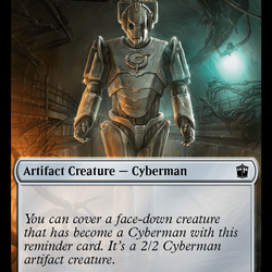 Copy // Cyberman Double-Sided Token [Doctor Who Tokens]