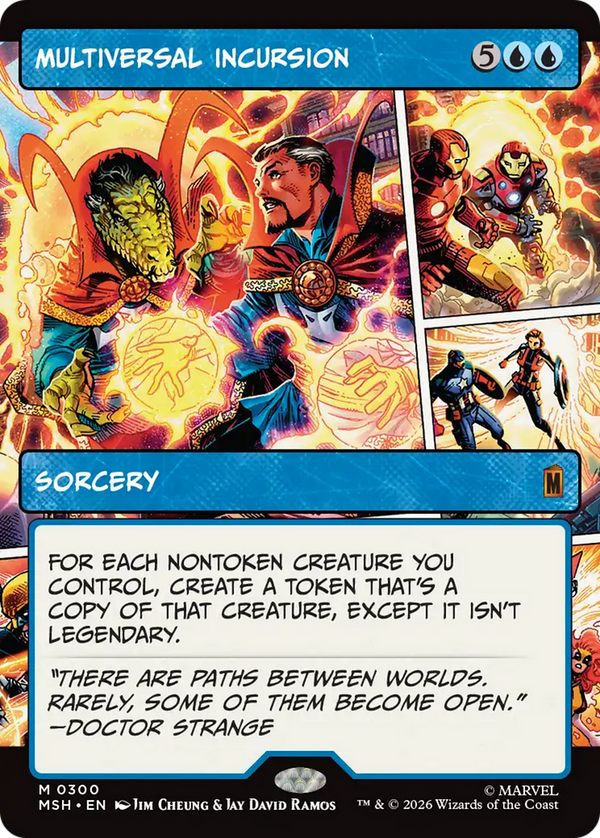 Multiversal Incursion (Borderless) [Marvel Super Heroes]